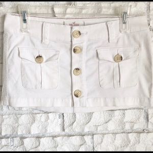 🔻 Hollister White Skirt - Size 1 🔻